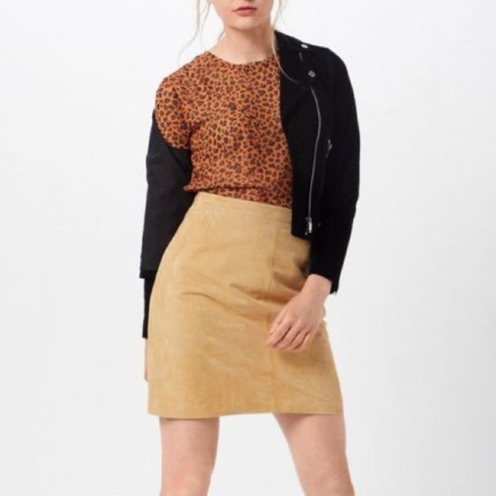 NEW Catwalk junkie cheetah sheer mesh top XL